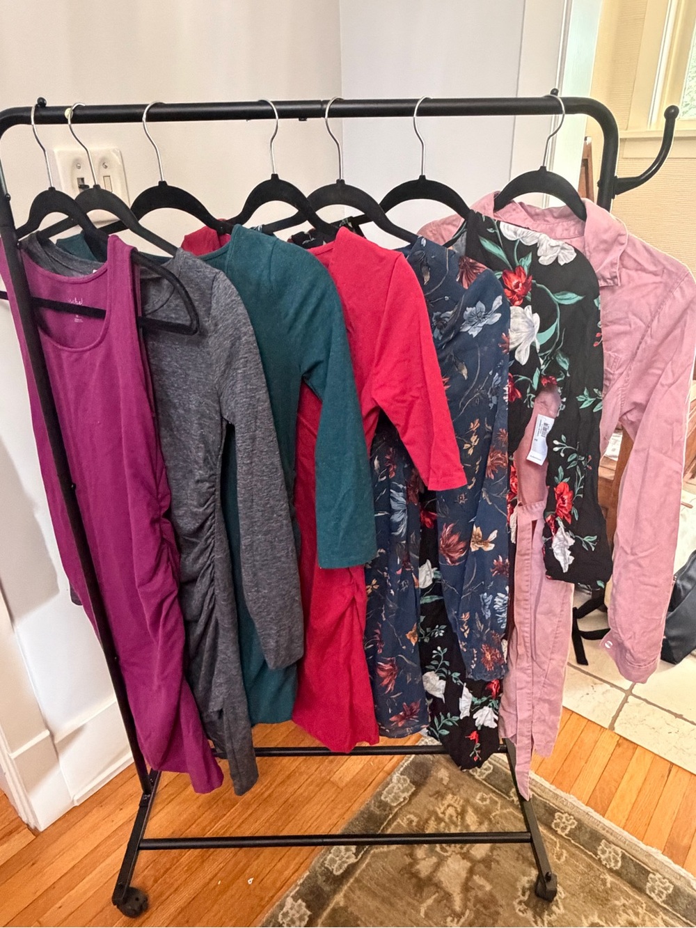 XS Maternity Dress Bundle – 7 Dresses | Old Navy, H&M, Isabel